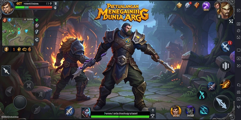 Gameplay aksi penuh tantangan dalam 9ET yang memikat.