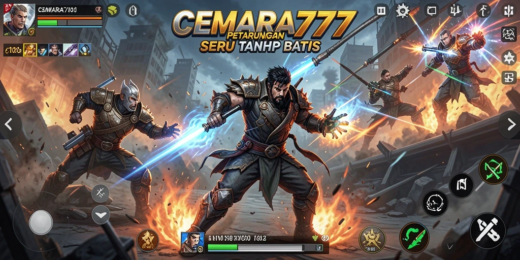 Tampilan menegangkan saat bertarung di arena CEMARA777.