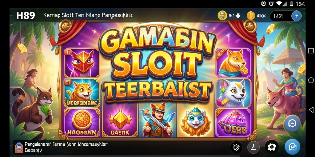 Tangkapan layar gameplay Slot H89 dengan grafis yang menarik.