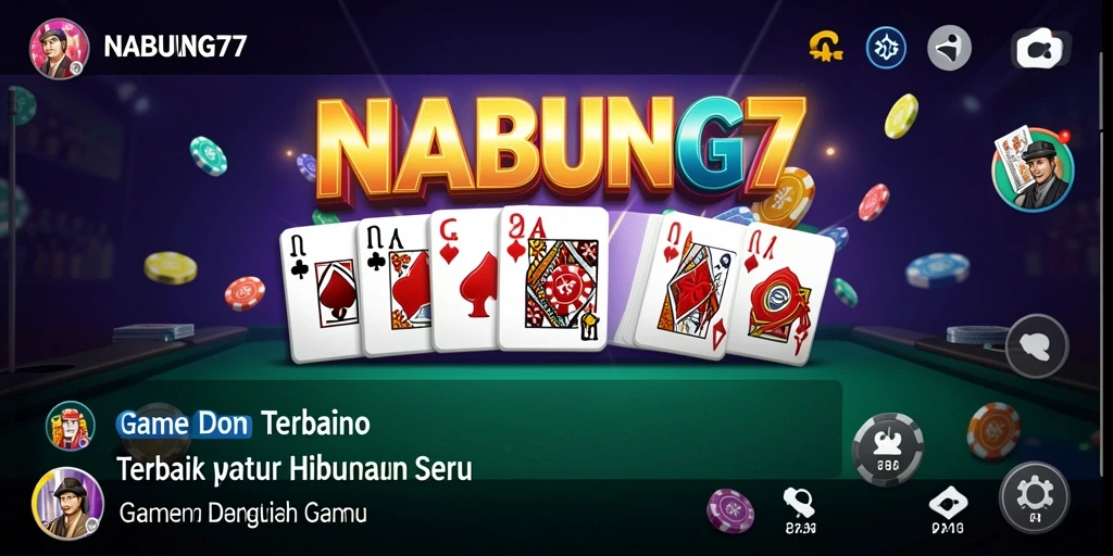 Tampilan menarik dari gameplay Domino di NABUNG77.