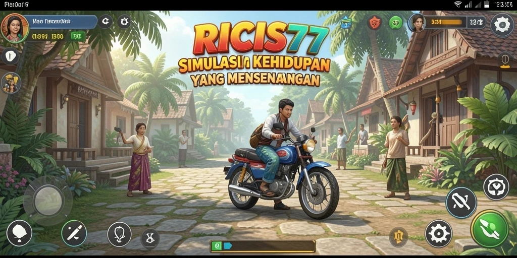 Tampilan gameplay RICIS77 yang mengasyikkan dan penuh warna.