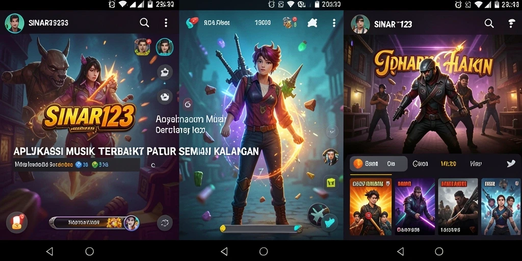 Screenshot gameplay SINAR123 dengan berbagai fitur menarik.
